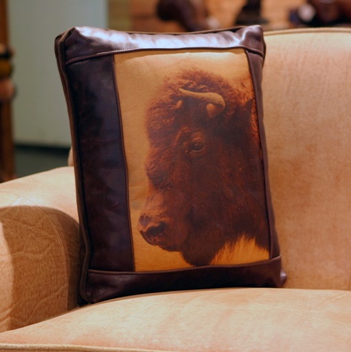 Buffalo Pillow at Anteks Furniture Store in Dallas