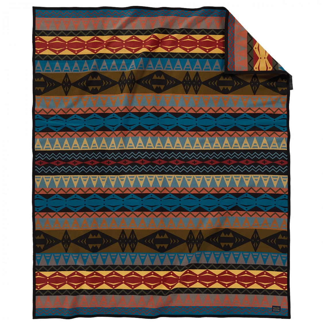 Ceremonial Stripe Pendleton Blanket at Anteks Furniture Store in Dallas