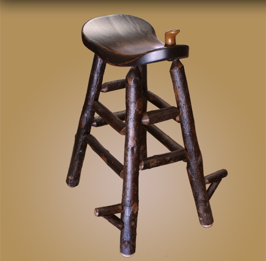 hickory bar stools cabin hickory saddle barstool hickory bar stools cabin hickory saddle barstool