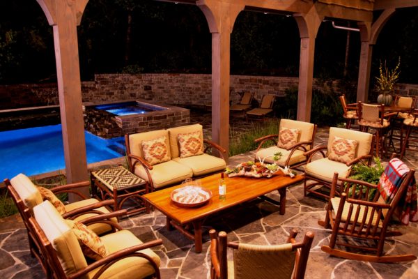 Rustic Outdoor Furniture At Anteks Furniture Store In Dallas