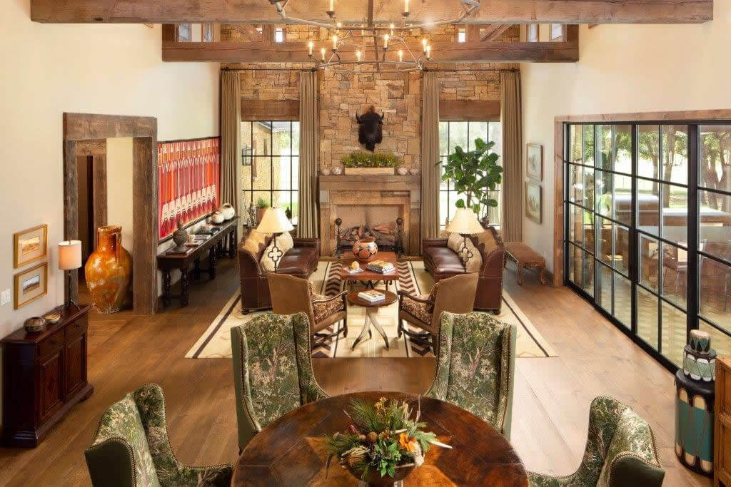 western rustic interior design 